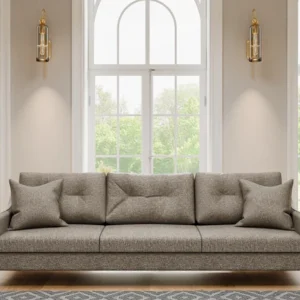 Classic Wooden Frame Sofa Set